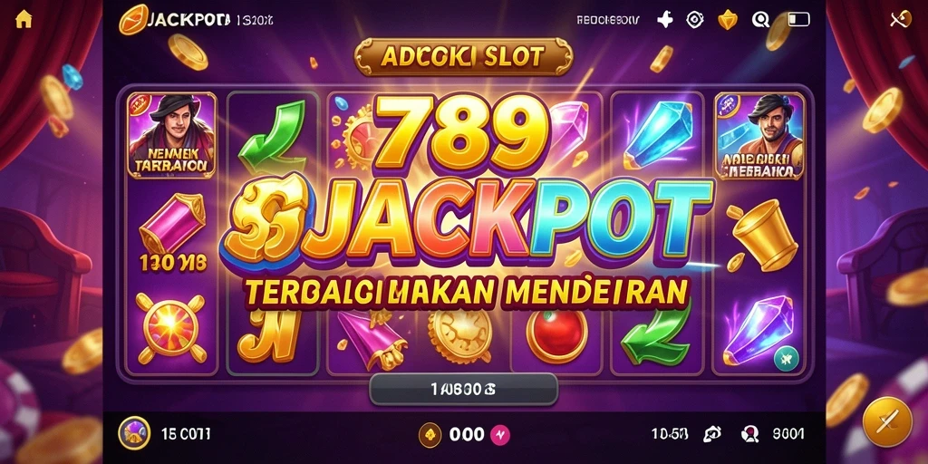 Tampilan menakjubkan dari gameplay slot di 789JACKPOT.
