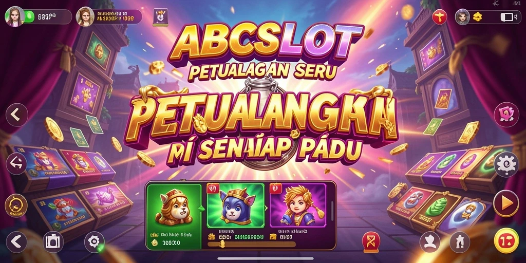 Screenshot gameplay ABCSLOT menampilkan karakter menjelajahi dunia petualangan.