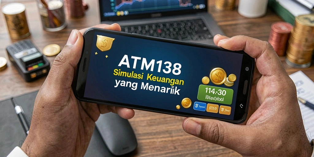 Tampilan screenshot ATM138 dengan gameplay simulasi keuangan yang menarik.