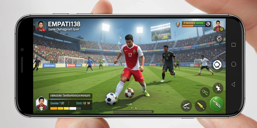 Tampilan gameplay seru dari EMPATI138 dengan aksi olahraga mendebarkan.