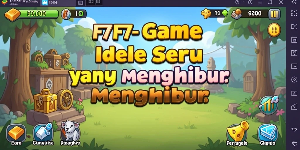 Tangkapan layar dari gameplay F7F7 menampilkan kemajuan karakter dan aksi yang menarik.