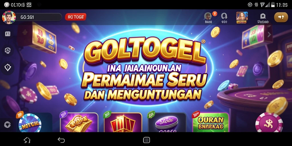 Screenshot GOLTOGEL menampilkan gameplay Slot yang menarik dan seru.
