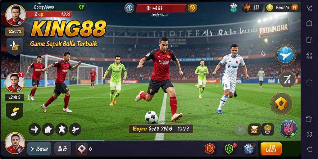 Tampilan gameplay KING88 yang penuh aksi dengan interaksi nyata.