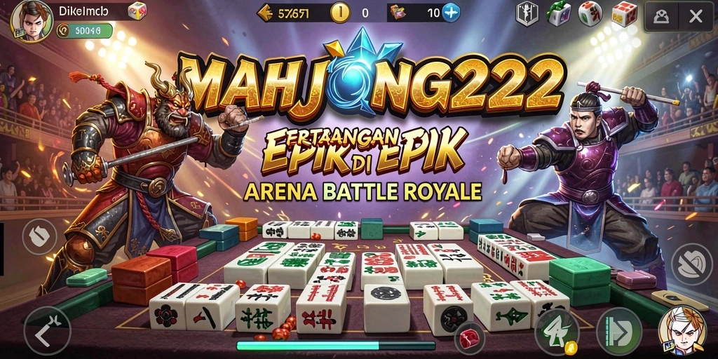 Tangkapan layar gameplay MAHJONG222 menampilkan pertempuran seru dan grafis menawan.