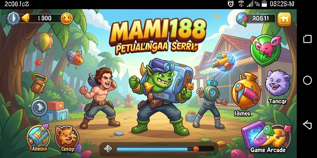 Tangkapan layar gameplay seru MAMI188 dengan grafis menarik.