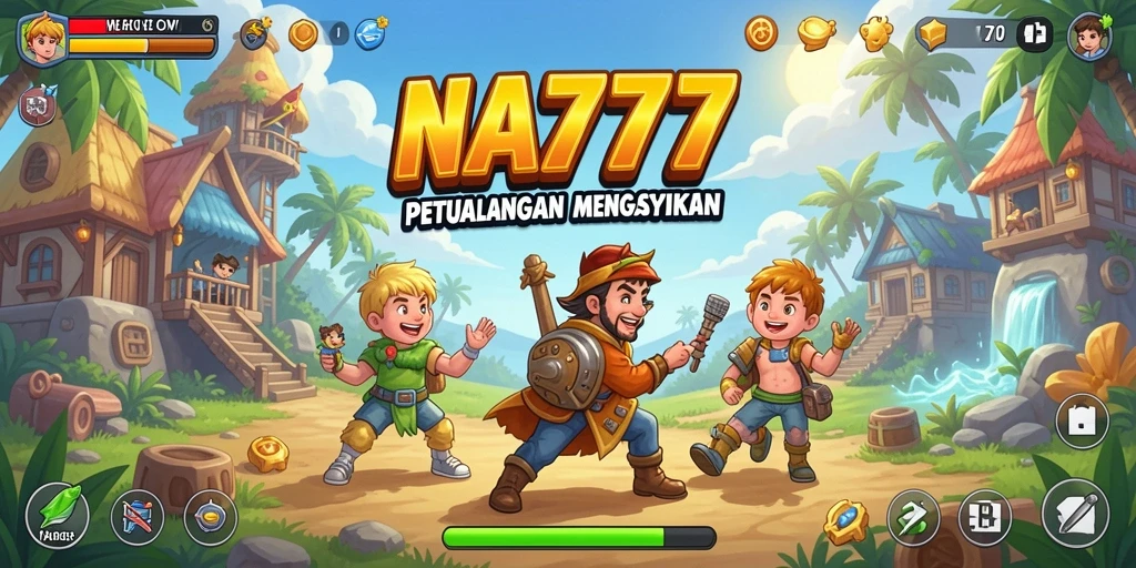 Screenshot gameplay NA777 menampilkan aksi seru dalam permainan arcade.