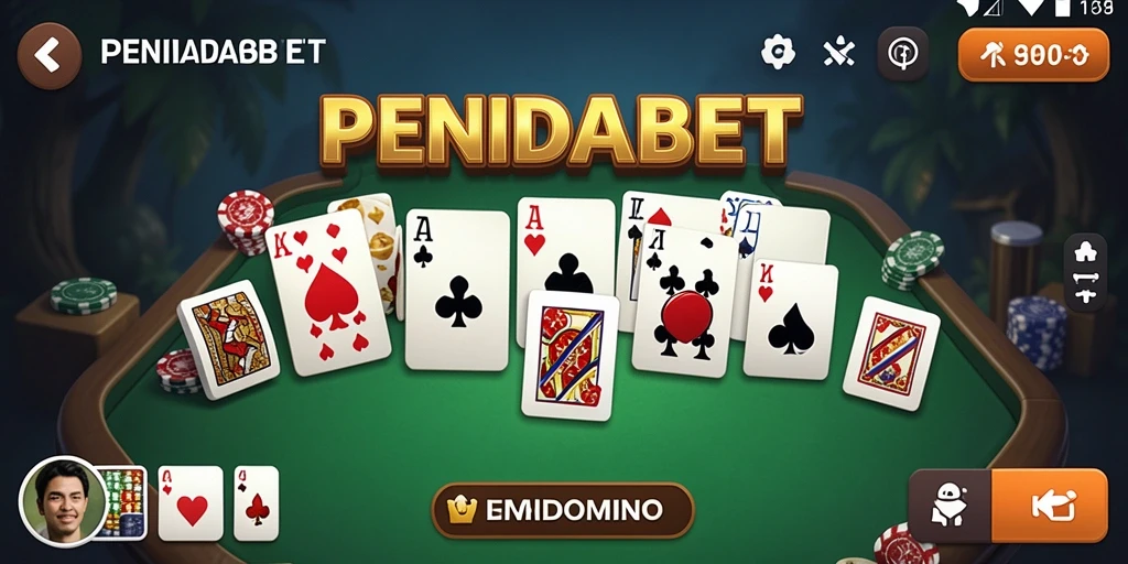 Tampilan gameplay domino yang seru dan interaktif.
