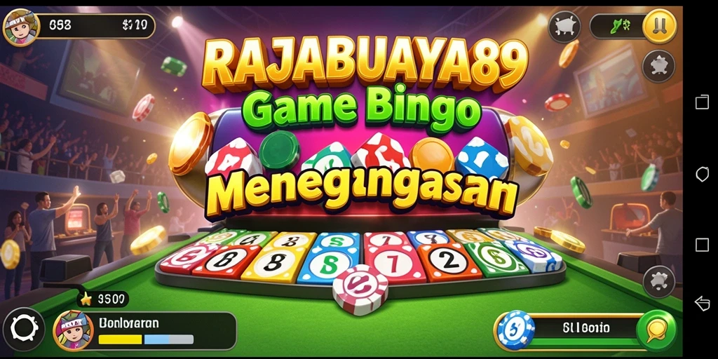 Gameplay seru RAJABUAYA89 di aplikasi Bingo.