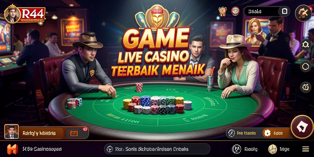 Tampilan gameplay menarik di Live Casino RR44.