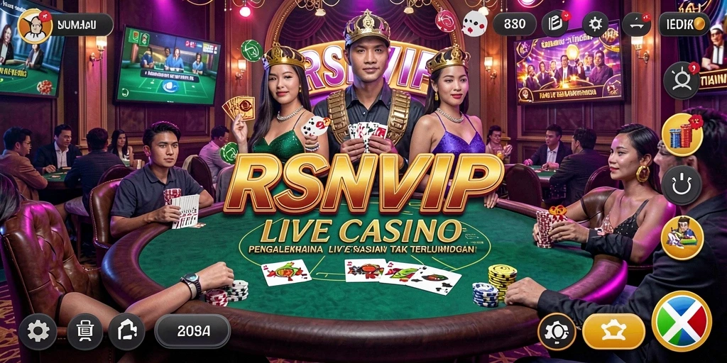 Gameplay seru dan interaktif di RSNVIP Live Casino.
