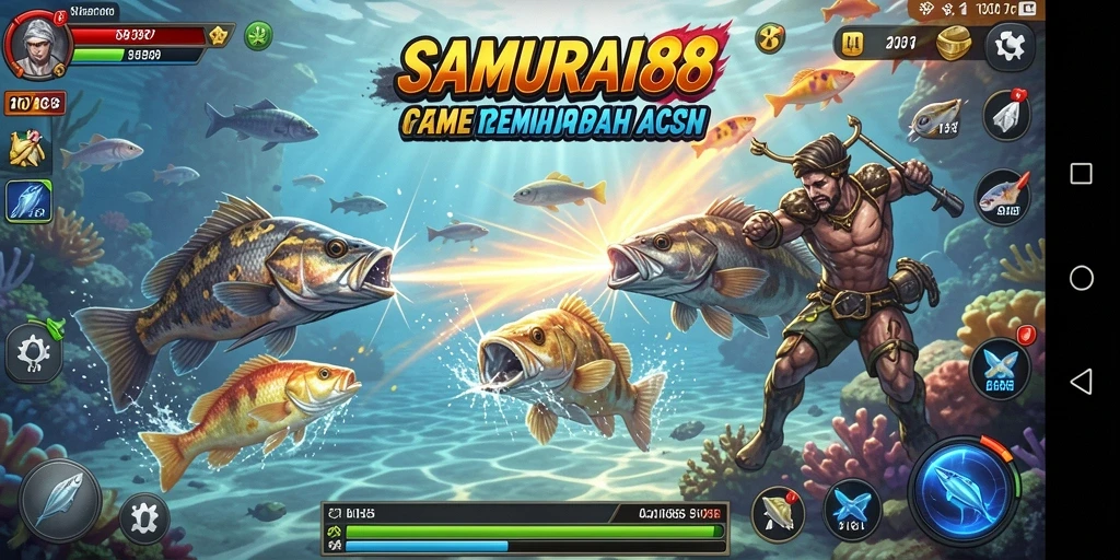 Gameplay Tembak Ikan yang seru dalam SAMURAI88.