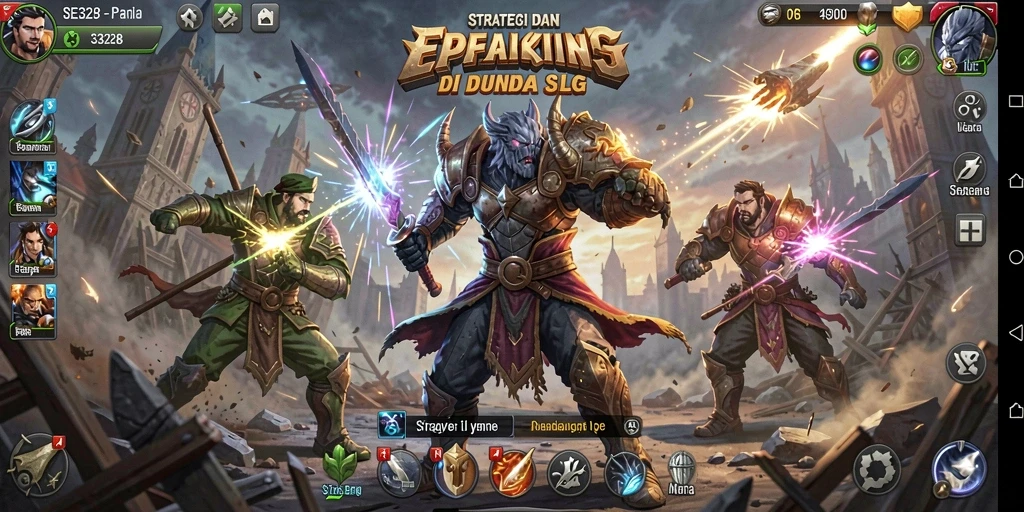 Screenshot SE328 menampilkan aksi pertempuran yang mendebarkan.