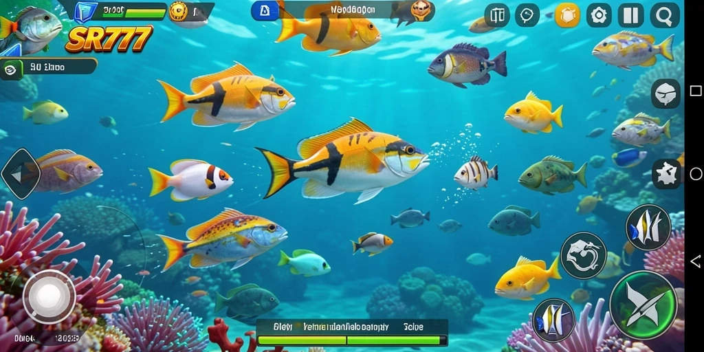 Gameplay menembak ikan yang seru dan interaktif di SR777.