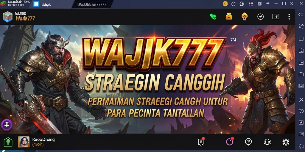 Tampilan gameplay strategis yang menantang di WAJIK777.